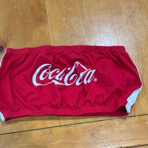 Coca-Cola Tub Top Elastic Band Size Small